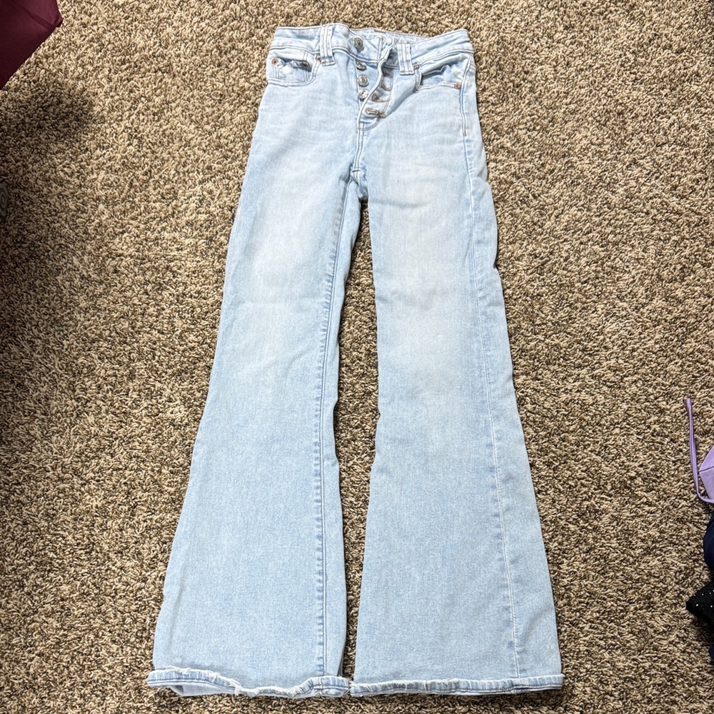 American Eagle Outfitters Light Blue Boot Cut Jeans
